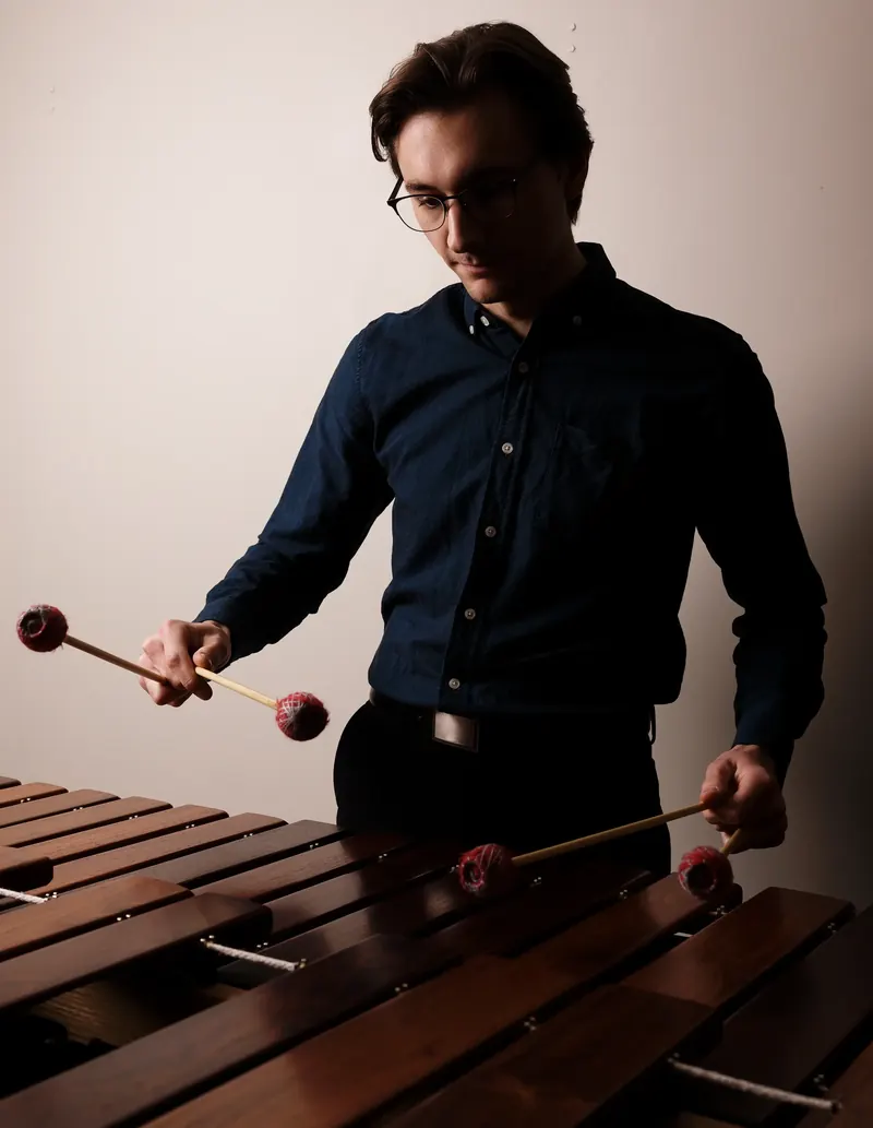 Jacob Kryger performing with the Edmonton Symphony Orchestra